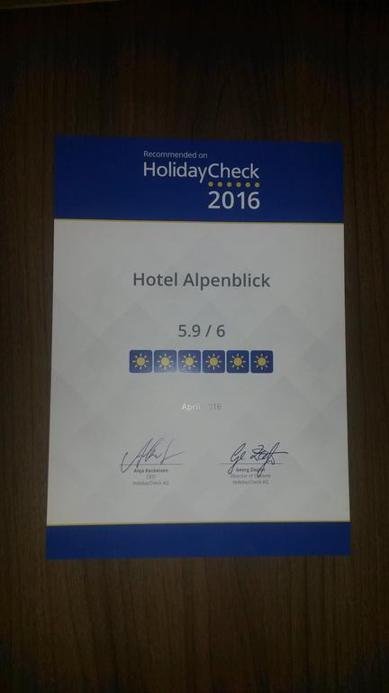 Hotel Alpenblick 프펠데르스 외부 사진